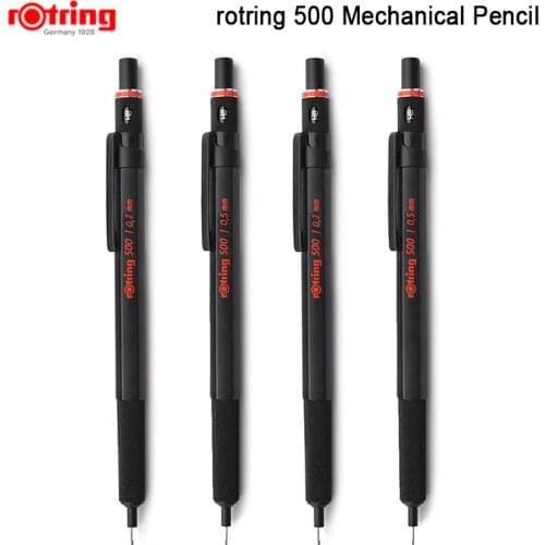 Rotring 500 0.5mm/0.7mm mechanical pencil plastic pen holder Metal knurling grip automatic pencil 1 piece