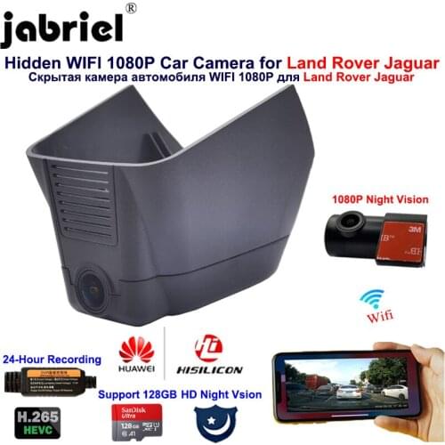 Jabriel 2K 1080P Dash Cam Car Camera Car Dvr Recorder for Land Rover Velar Range Rover Jaguar XJ XJL E-pace 2017 2019 2020 2021