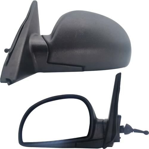 Applicatable To Hyundai Accent Verna 2003 Glass Manual Adjustment Auto Car Door Rear View Mirror Black