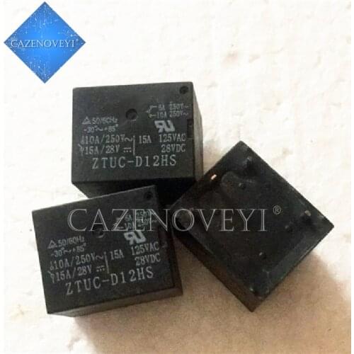 1pcs/lot Relay ZTUC-D12HS 12V 22F 5 10A250VAC 15A125V In Stock