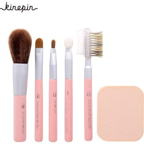 6Pcs/set Makeup brushes,Pro Eyebrow Foundation Powder Eyeshadow Eyeliner Lip Concealer Eyelash Blending Brush Set Kit