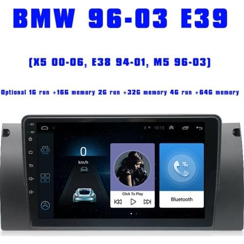 For BMW M5 E39 X5 E53 Octa Core Android 10.0 Car DVD Radio GPS Navigation Player Deckless Car Stereo Headunit Steering Control