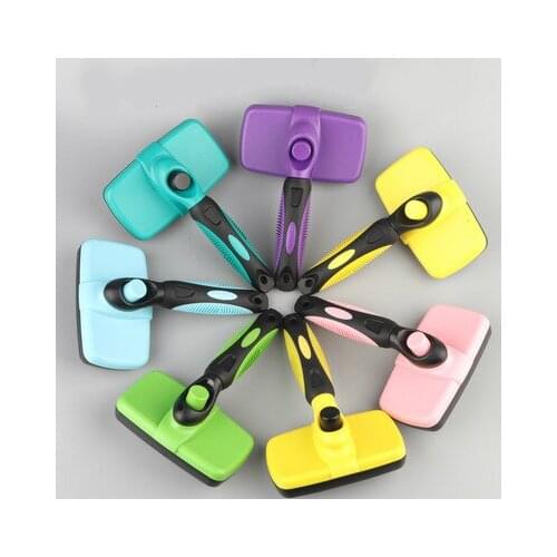 Large Self-Cleaning Needle Comb, Retractable Knot-Opening Comb, Pet Comb, Grooming, Combing Hair, Universal For Cats And Dogs