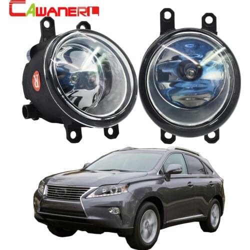 Cawanerl 1 Pair 100W H11 Car Light Halogen Fog Light Daytime Running Lamp DRL Styling 12V For 2010-2013 Lexus RX350 RX450h