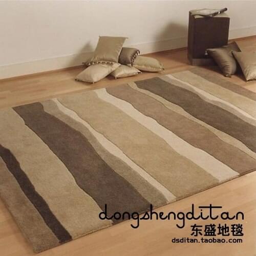 Brief quality handmade pure wool carpet living room carpet coffee table carpet