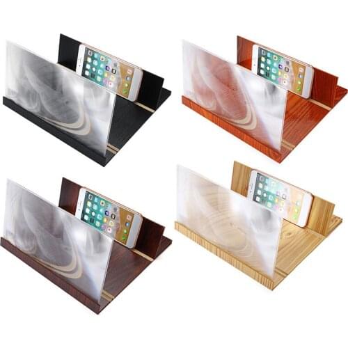 3D Phone Screen Magnifier Amplifier Folding Design HD Video Magnifying Glass Watch 3d Movies Christmas Gifts Smart Phone Bracket