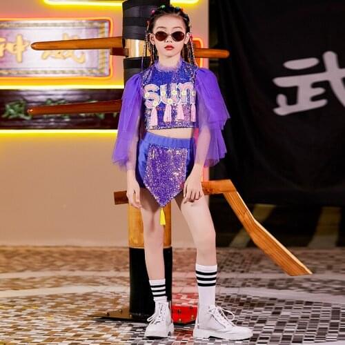 Baby girl catwalk fashion clothes model catwalk fashion childrens jazz dance costume girl costume modern dance performance suit