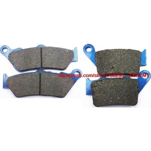 Motorcycle Carbon Brake Pads Set fit BMW F650 F650GS F 650 GS, Rallye 2001 - 2007