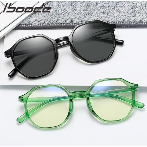 Iboode Anti Blue Light Computer Glasses Women Blue Light Blocking Eyewear Radiation Protection Gaming Polarized Glasses Frame
