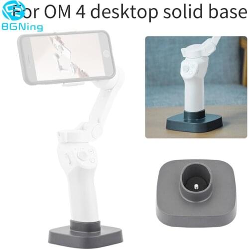 Stand Base Mount Holder for DJI OSMO Mobile 4 Stabilizer Support with 1/4" Inch Screw for DJI OM 4 Handheld Gimbal Accessory