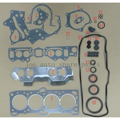 4G63 4G63T 8V G63B G4CP Engine Full gasket set kit for Hyundai Sonata Mitsubishi Delica/Nimbus/Starion 1997CC 2.0L 50086000