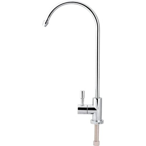Durable 1/4'' Stainless Steel Kitchen Rotatable Spout Single Handle Sink Faucet Tap Chrome Reverse Osmosis Drinking Water Filter