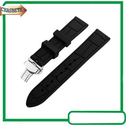 Silicone Rubber Watch Band for Amazfit Huami Xiaomi Smart Watchband 22mm Men Women Resin Strap Belt Wrist Loop Bracelet Black