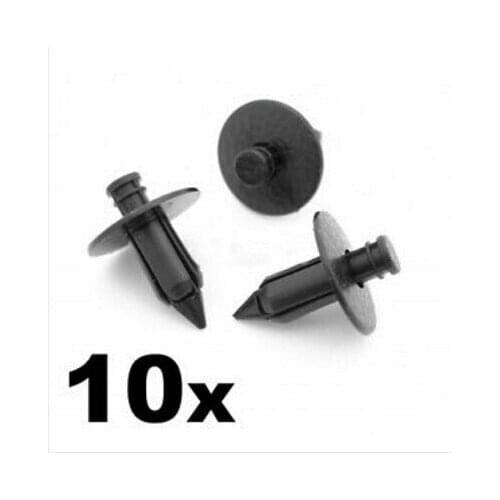 10x 7mm Push Fit Plastic Trim Panel Clips- Same as Suzuki 09409073215PK