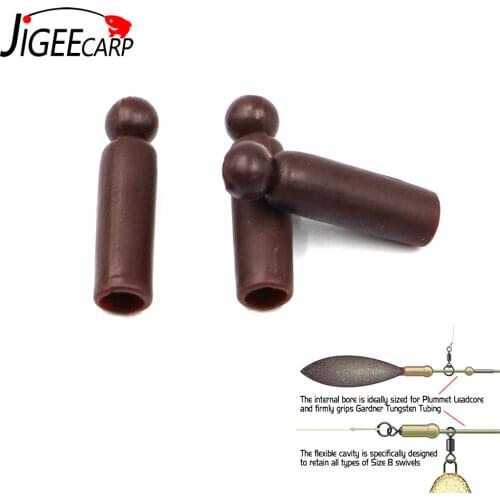 JIGEECARP 20PCS Carp Fishing Silicone Buffer Beads Hose Fittings Chod Helicopter Mini Covert Anti Tangle Sleeve Fishing Tackles