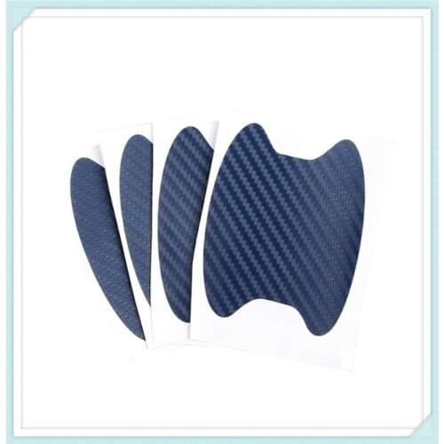 4Pcs/Set Car Door Sticker Carbon Fiber Scratches Resistant for Kia Rio Picanto Niro Forte Ceed Stonic Stinger i20 i30 8 Any