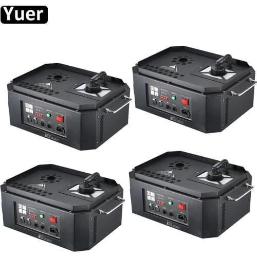 4Pcs/Lot 1800W LED Jet Machine/Wireless Remote DMX512 Smoke Machine With 24x3W RGB LED Lights Stage DJ Pyro Vertical LED Fogger