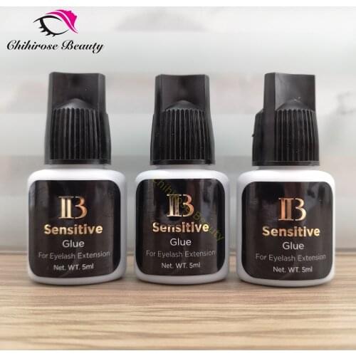 5bottles IB Ibeauty Sensitive Glue Individual Eyelash Extensions Glue Black Cap False eyelash glue 5ml from Korea