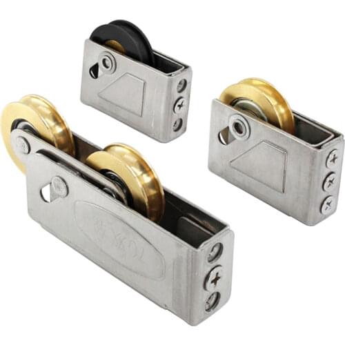 70-type window roller sliding door plastic steel window pulley concave sliding door wheel muted roller household hardware part