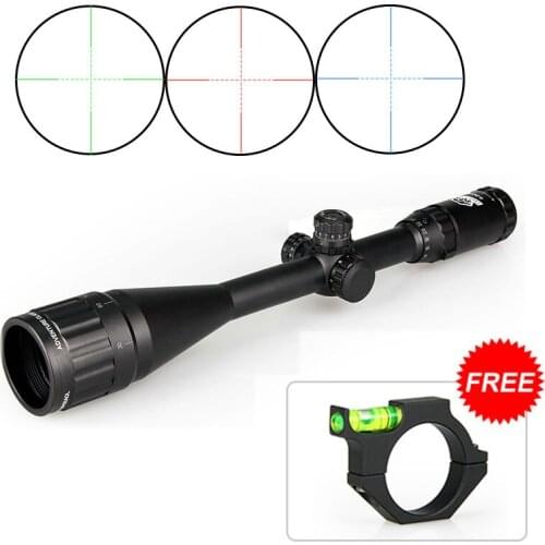 Canis Latrans 6-24x50 Optic Center Point Rifle Scope With Scope Bubble Level Scope Mount For Real Hunting OS1-0150