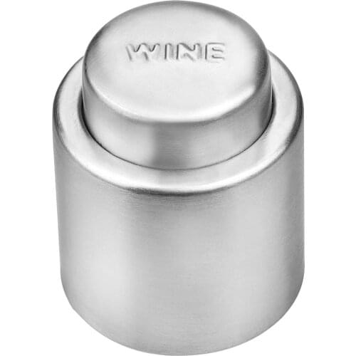 Elegant Stainless Steel Bottle Stopper Champagne Sparkling Wine Oil Sealer Wine Stopper Saver Preserver Sealer