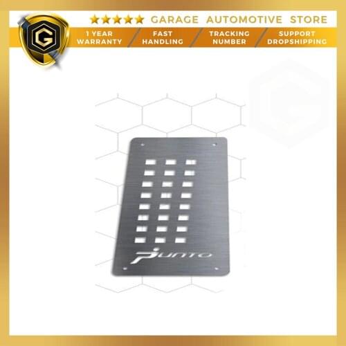 For Fiat Punto 2006-2012 Chrome Foot Rest Pedal