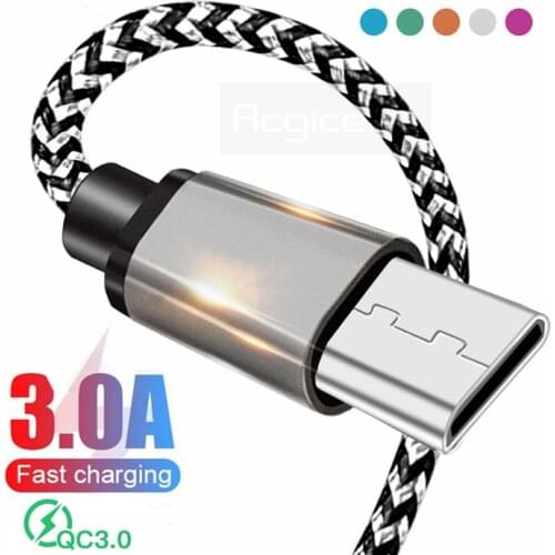 3A Micro USB Cable Quick Charge 3.0 For Samsung S7 Xiaomi Data Cord Fast Charging USB For Redmi Note 5 Pro Android Tablets Cable