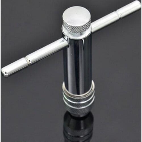 Tap For Thread Adjustable T-Handle Taps And Die Wrench Set Screw Tap Machinist Tool Terrajas Para Rosca