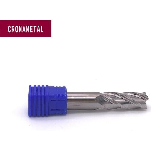 CRONAMETAL Metal Ceramic Corner Radius end mill 4 flutes straight end mills