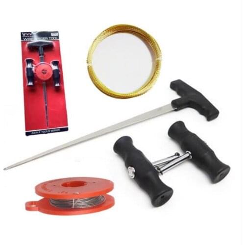 1 Set Car Windshield Remover Tool Auto Window Glass Removal Knife Blade Kits Repair Hand Tool Windshield Cut Out Knife Set