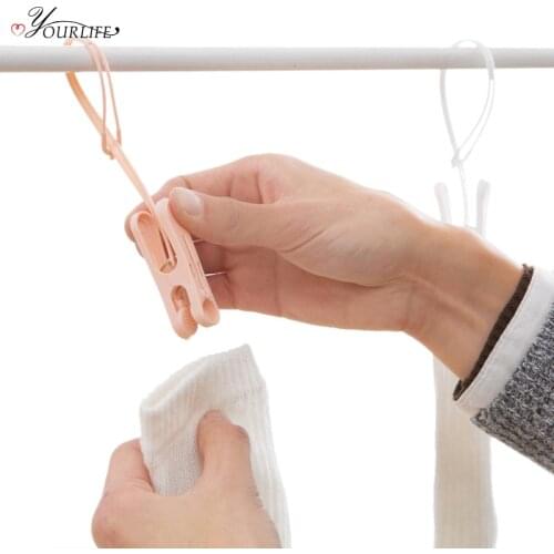 OYOURLIFE 12pcs/set Creative Portable Clothes Pegs Laundry Hanging Clothes Pins Beach Towel Clips Clamp Household Clothespins