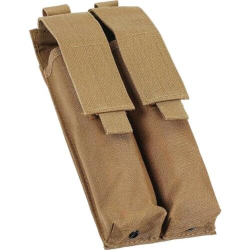 PHECDA military gears double magazine pouch MOLLE system quick-release P90 UMP45 2-mag pouch paintball tactical magazine pouch