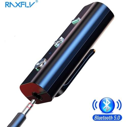 RAXFLY Bluetooth 5.0 Receiver 3.5mm Jack Receiver Earphones Wireless Bluetooth Aux Adapter Audio Music Transmitter For Headphone