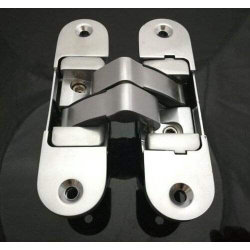 Three-dimensional Hidden Door Hinge Adjustable Hinges load 110*30mm 50kg