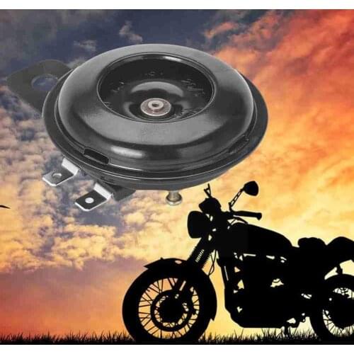 Universal Black Motorcycle Electric Horn Kit 12 Volts Moped Waterproof Dirt Bike Loud Horn Speakers For Scooter 1.5A 105db B6P0