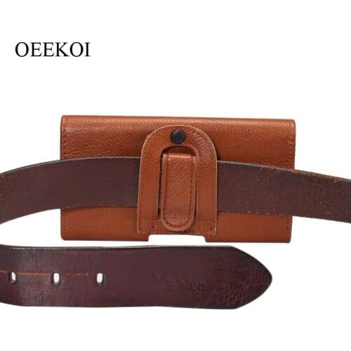 OEEKOI Belt Clip PU Leather Waist Holder Flip Pouch Case for Prestigio Grace V7 LTE/Grace P7 LTE/Grace R5 LTE/S7 LTE