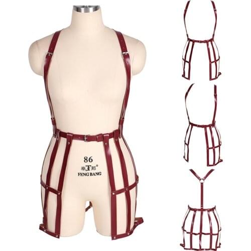 Sword Belt Women Sexy Underwear Belt Gothic Costume Faux Leather Strap Waist Pole Dance Rave Festival Girls Fashion Accessory