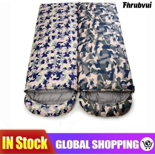 0.8kg Winter Portable Outdoor Camping Thermal Sleeping Bag Waterproof Envelope Sleeping Sack