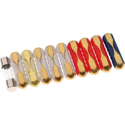 10 Pieces Ceramic Fuse Tube 8A 10A 16A 20A 25A Car Circuit Breaker