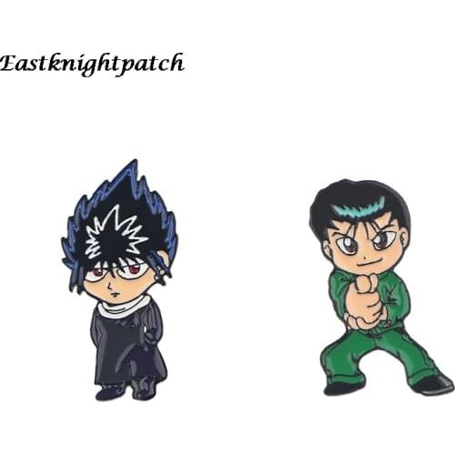 12pcs/lot E2840 Anime Brooch Metal Badge Icon on The Backpack Pin Brooches for Clothing Jewelry Gift