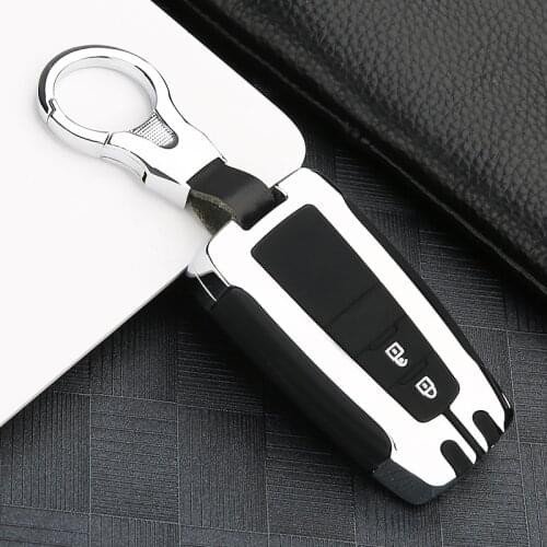 2021 New Alloy Car Smart Key Cover Protective Case Holder For Toyota Camry CHR Prius Corolla RAV4 Prado 2017 2018 Accessories
