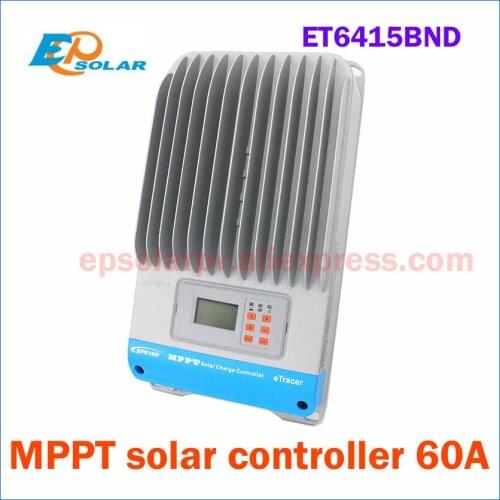 EPSOLAR ET6415BND 60A MPPT Solar Charge Controller RS232 RS485 with Modbus protocol CAN Bus 12V 24V 36V 48V auto work