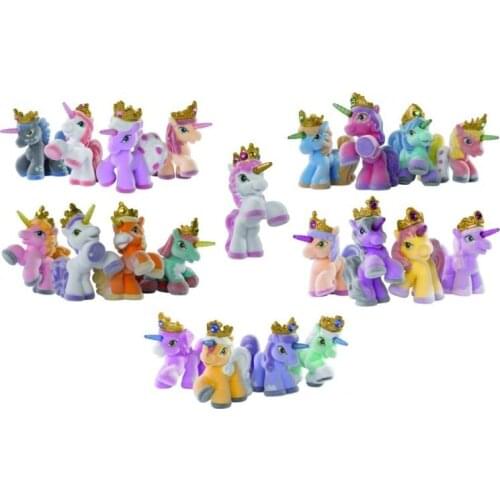 Free Shipping 10Pcs/lot 3CM Filly Little Horse Dolls Witchy Unicorn Stars Butterfly etc. Many Styles Mini Horse Doll Toy Gift