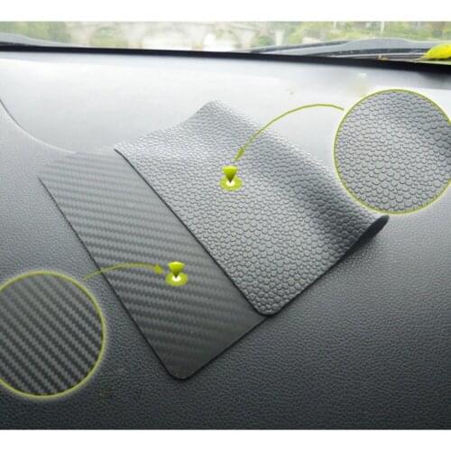 Car Dashboard Sticky Anti-Slip PVC Mat Auto Non-Slip Sticky Gel Pad For Phone Sunglasses Holder Car Styling Interior