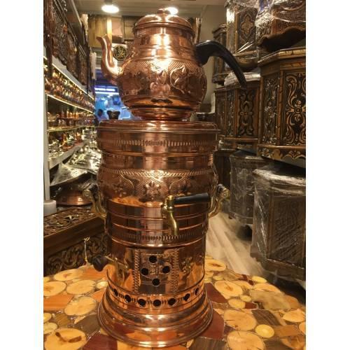 Handmade, copper urn woody coal-handmade real copper urn copper cup gift-4.5 l water cups