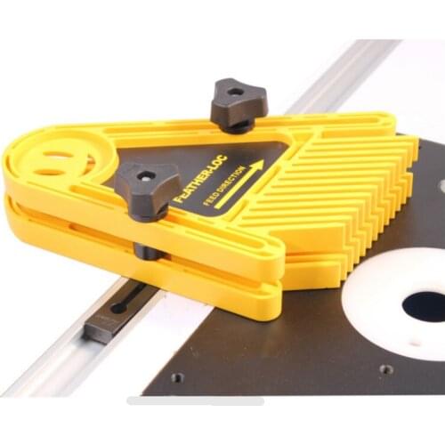 Multi-purpose Feather Loc Board Set Double Featherboards Miter Gauge Slot Woodworking Saw Table DIY Safety Tools