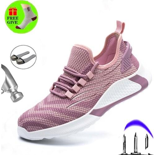 Men work safety shoes anti-puncture indestructible work shoes male work shoes men lightweight safety boots