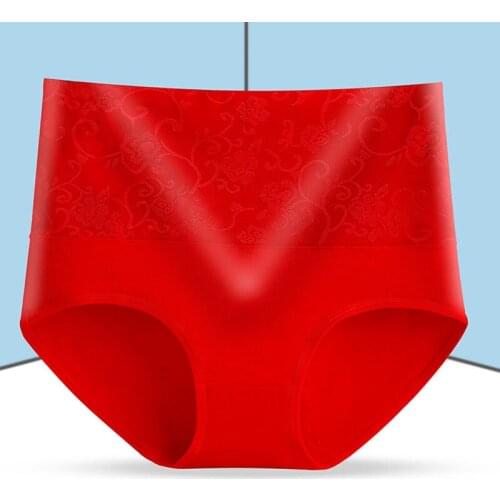 New Underwear Women Briefs Plus Size Cotton Print Seamless High Waist Panties Women Calcinha Girls Sexy Lingeries Panty Ladies