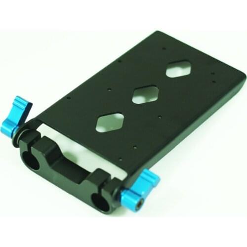 Wondlan Battery Support Base - Cheese Plate for 15mm Support Rail Rig Rail DSLR