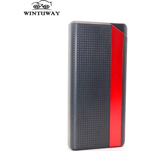 WINTUWAY Car Jump Starter Car Booster Bank Battery Charger Car Charger Starting Device 12V Portable Power SOS Light
